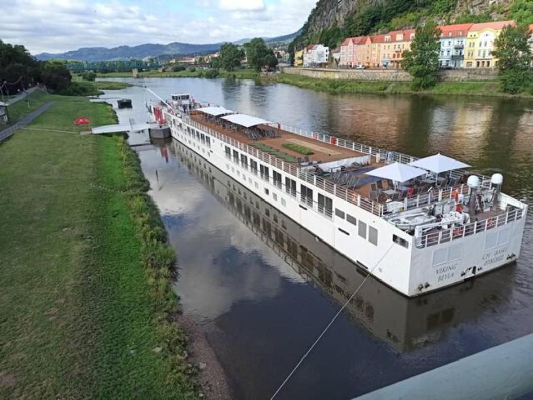 Apartamento U Bocmana S Vyhledem Na Zamek A Labe Decin Exterior foto